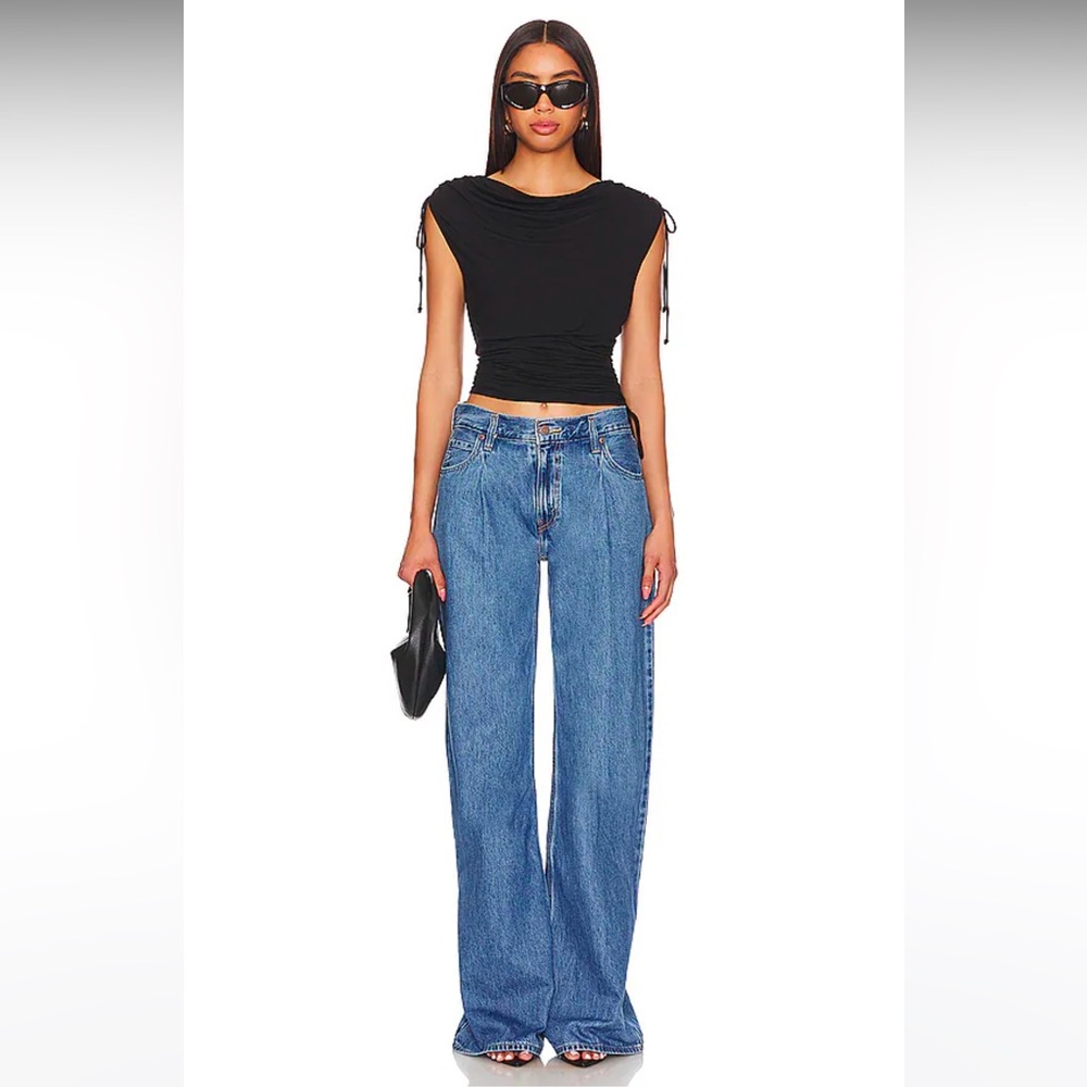 Levi’s Baggy Dad Wide Leg Jeans in Cause and Effect 26 27 29 NEW